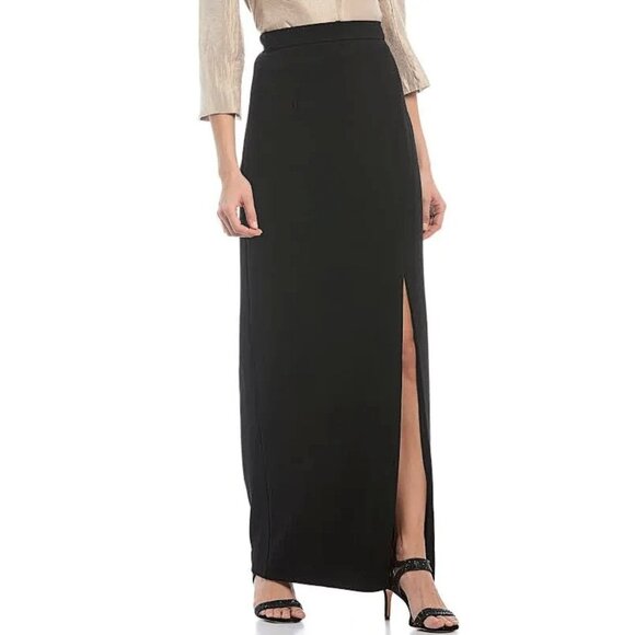 Adrianna Papell Women's Slitted Column Full-Length Elegance Evening Maxi Skirt 8 - Picture 1 of 10